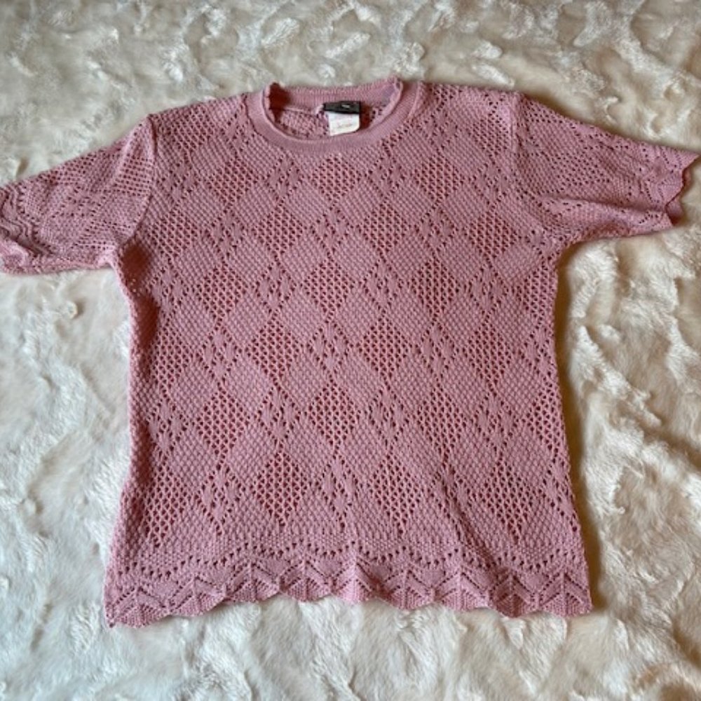 - Trico Club Knit sweater Made in Canada Ladies Size M